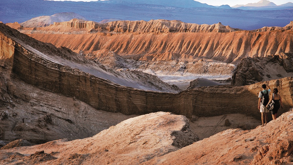 Water and the wind eroded the rock into eerie formations in the Moon Valley, making it one of the biggest attractions to visit in San Pedro.