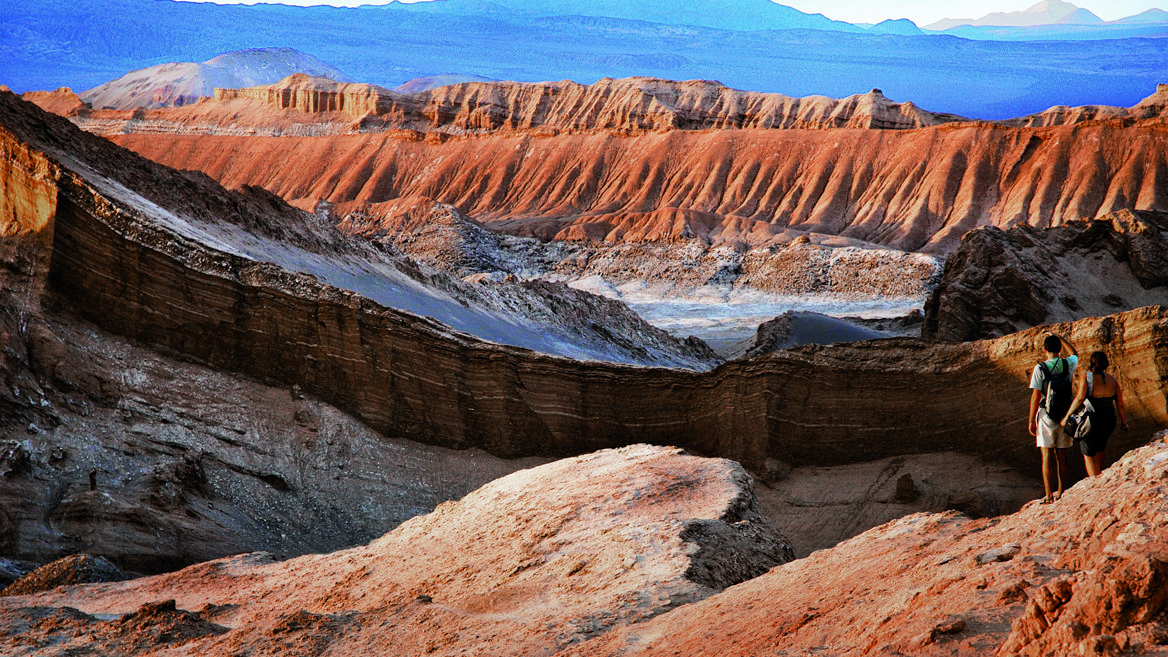 Water and the wind eroded the rock into eerie formations in the Moon Valley, making it one of the biggest attractions to visit in San Pedro.