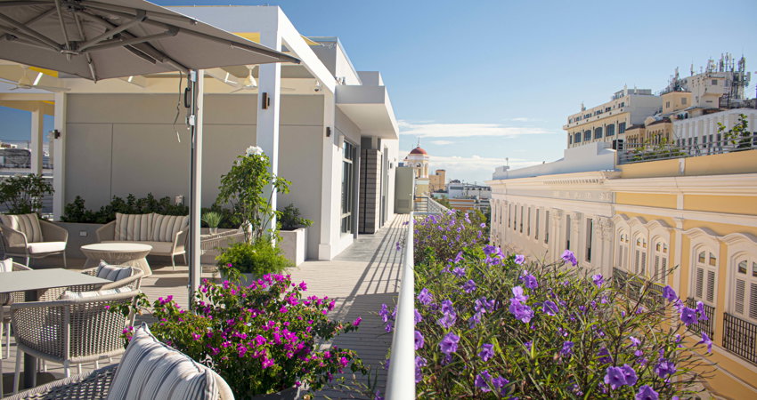The Palacio Provincial hotel opened its doors as a historic guesthouse last year in Old San Juan.