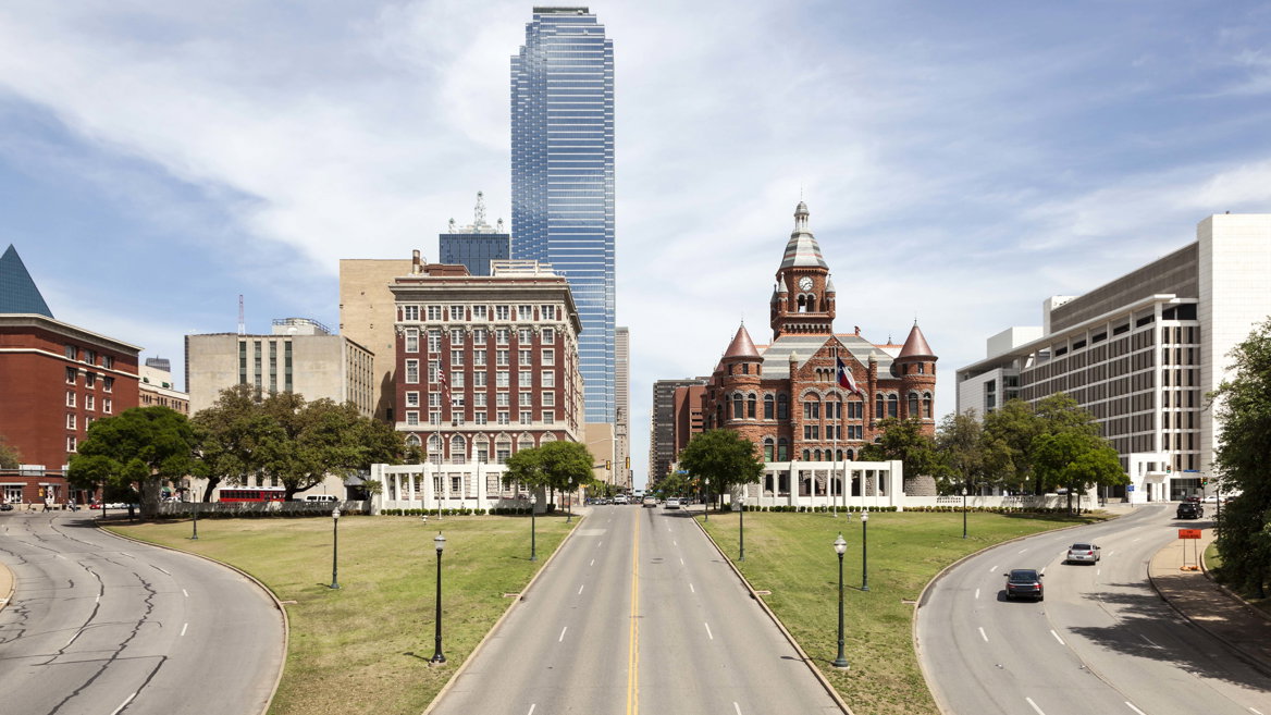 On a trip to Dallas, visit the place where John F Kennedy was shot: Dealey Plaza.