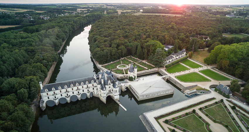 The Château de Chenonceau in its current form was built between 1513 and 1517, by Thomas Bohier and above all his wife, Catherine Briçonnet / photo: ADT Touraine, Gillard et Vincent