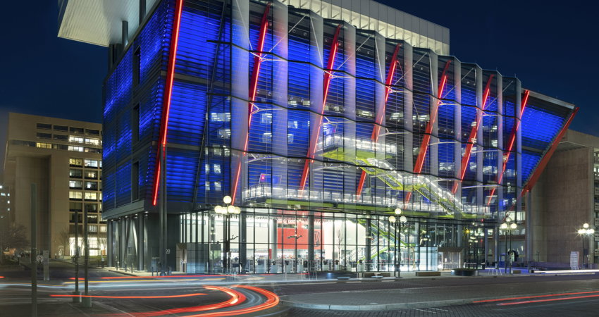 Exterior of the International Spy Museum