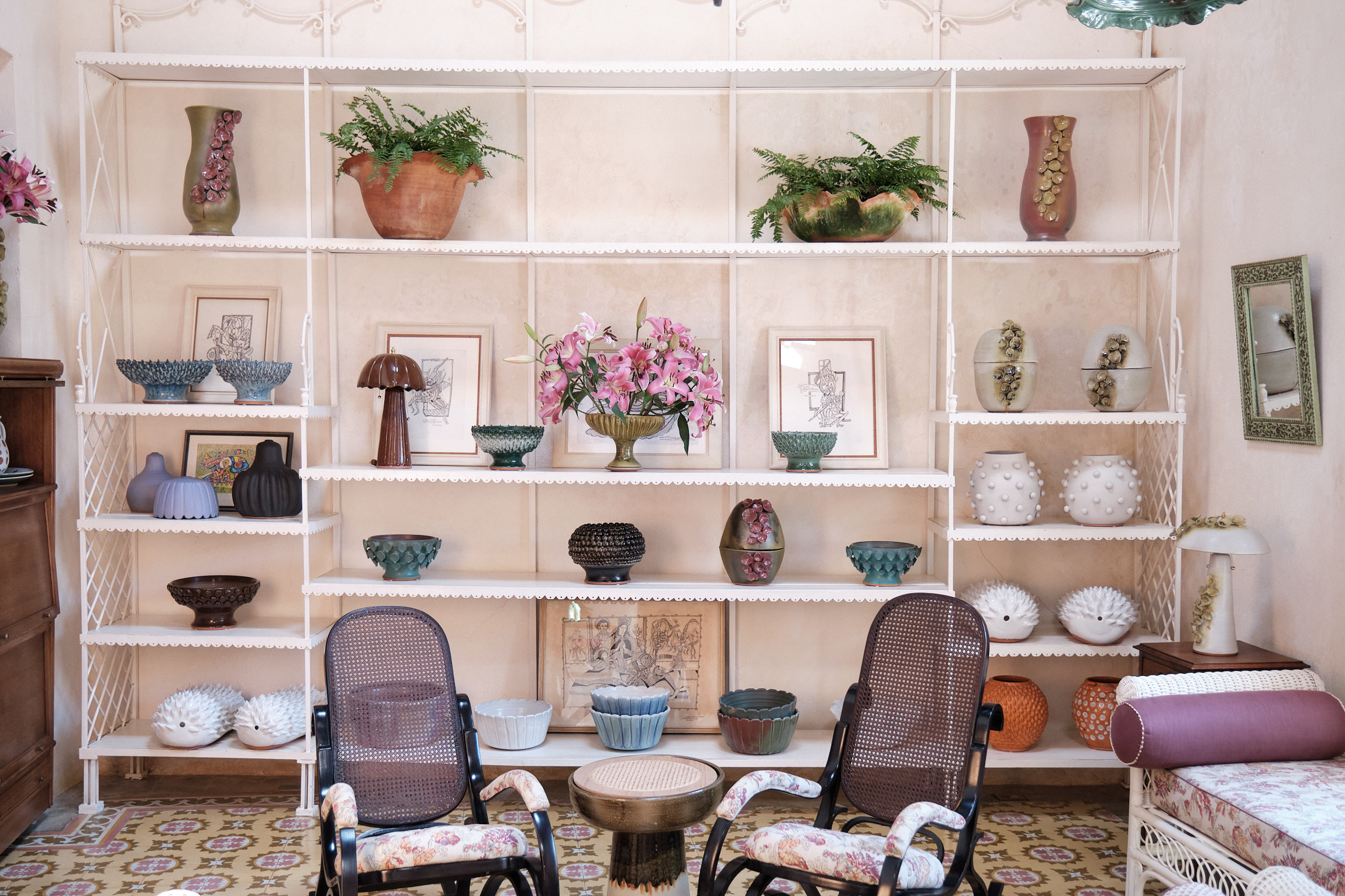 Diseños en cerámica del taller de Casa Alfarera