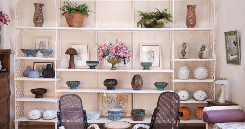 Some of the decorative ceramics crafted in Casa Alfarera