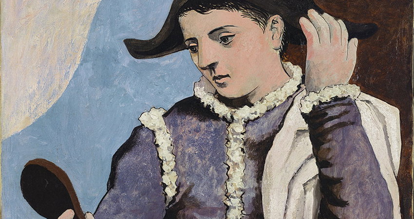 Obra con motivos teatrales pintada por Picasso tras volver de un viaje por Italia con Cocteau.