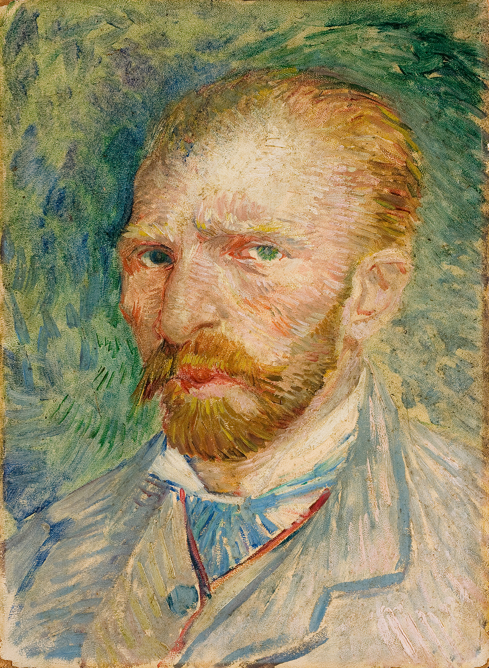Autorretrato de Van Gogh perteneciente a la serie de 1887.