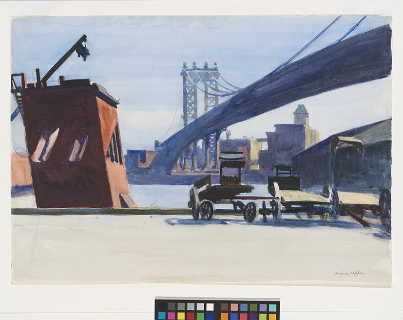 Puente de Manhattan por Edward Hoppe