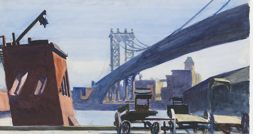 Manhattan Bridge by Edward Hopper