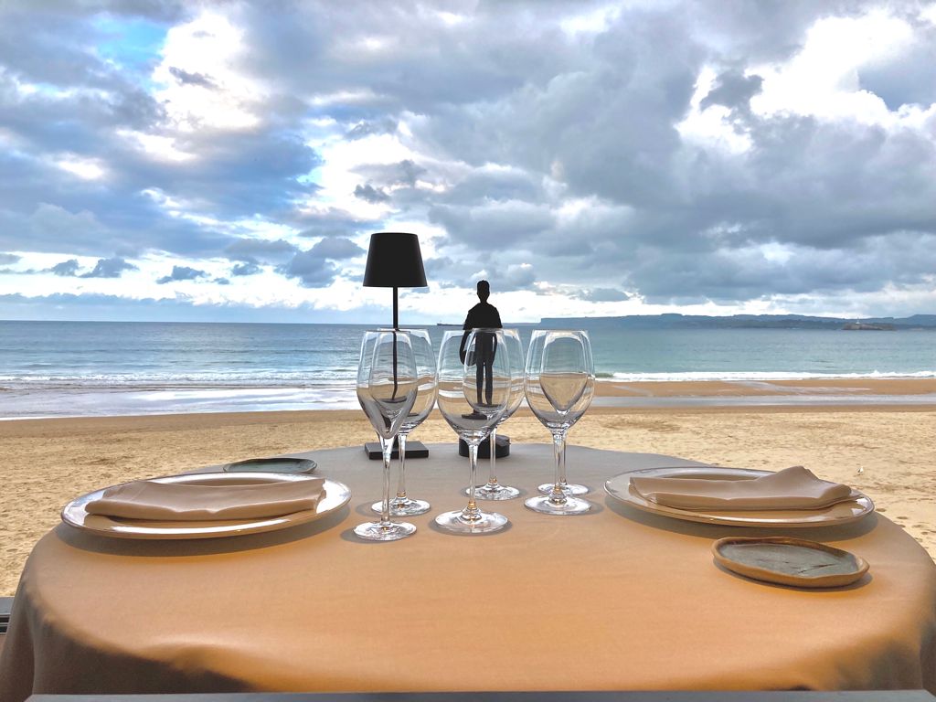 vista desde la mesa de el serbal