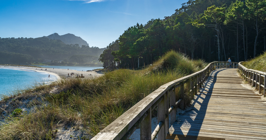 Playa de Rodas, en Islas Cíes