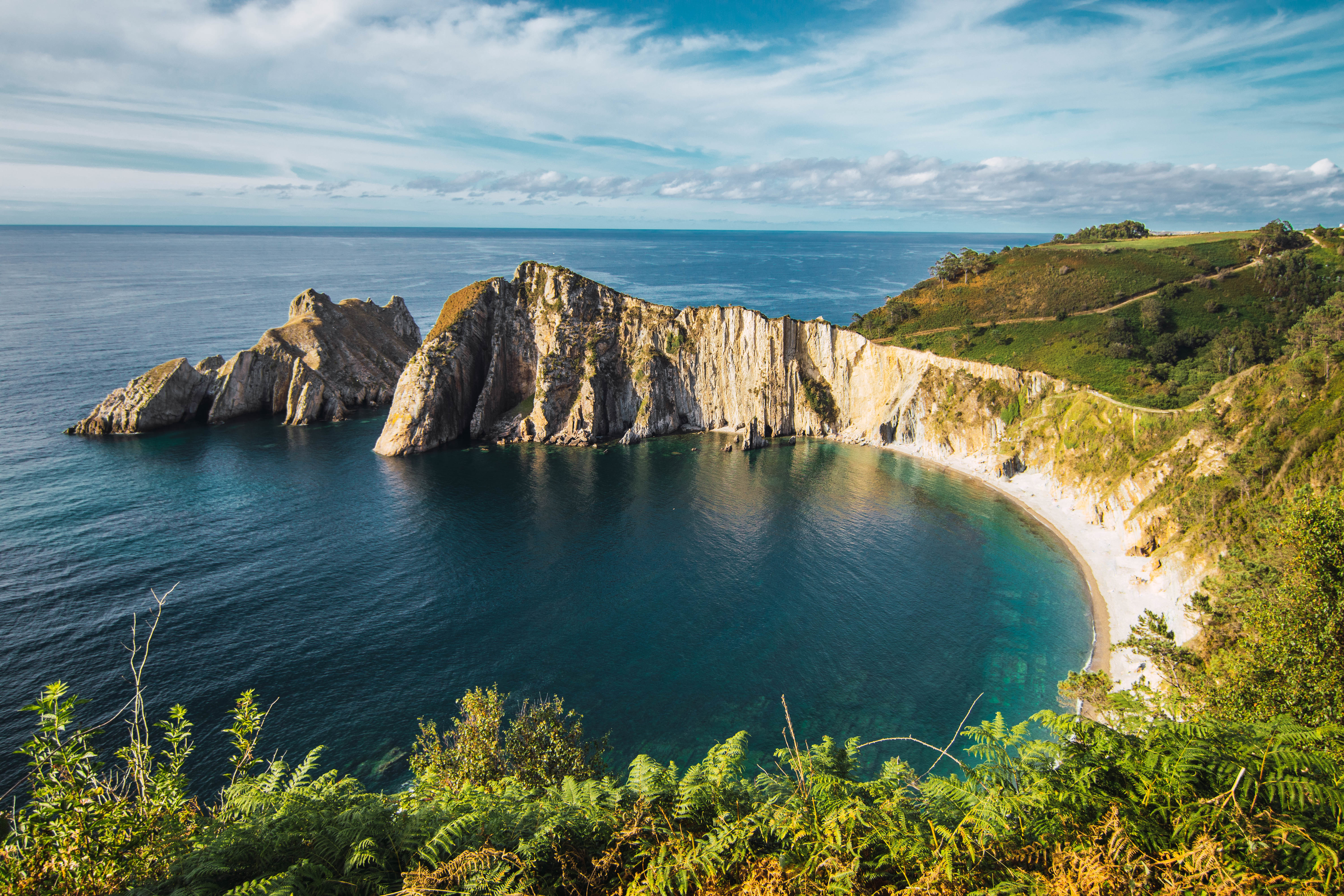 Silence beach, in Cudillero