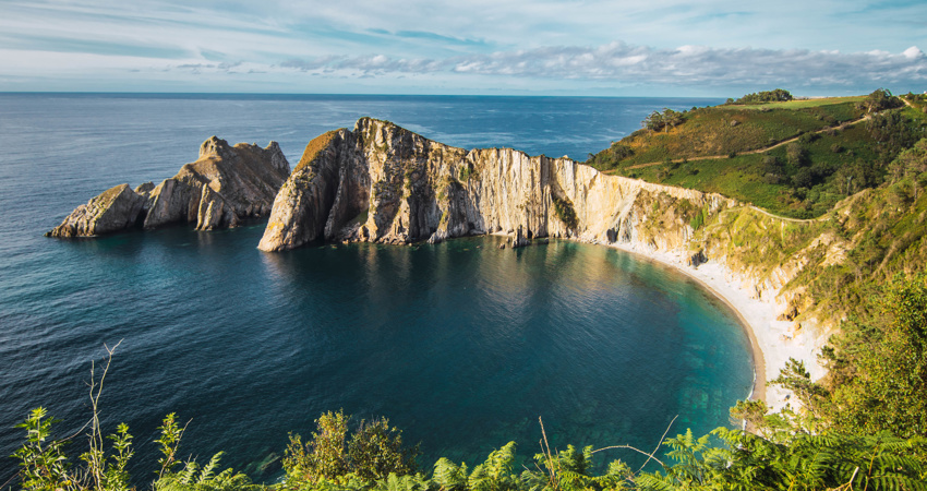 Silence beach, in Cudillero