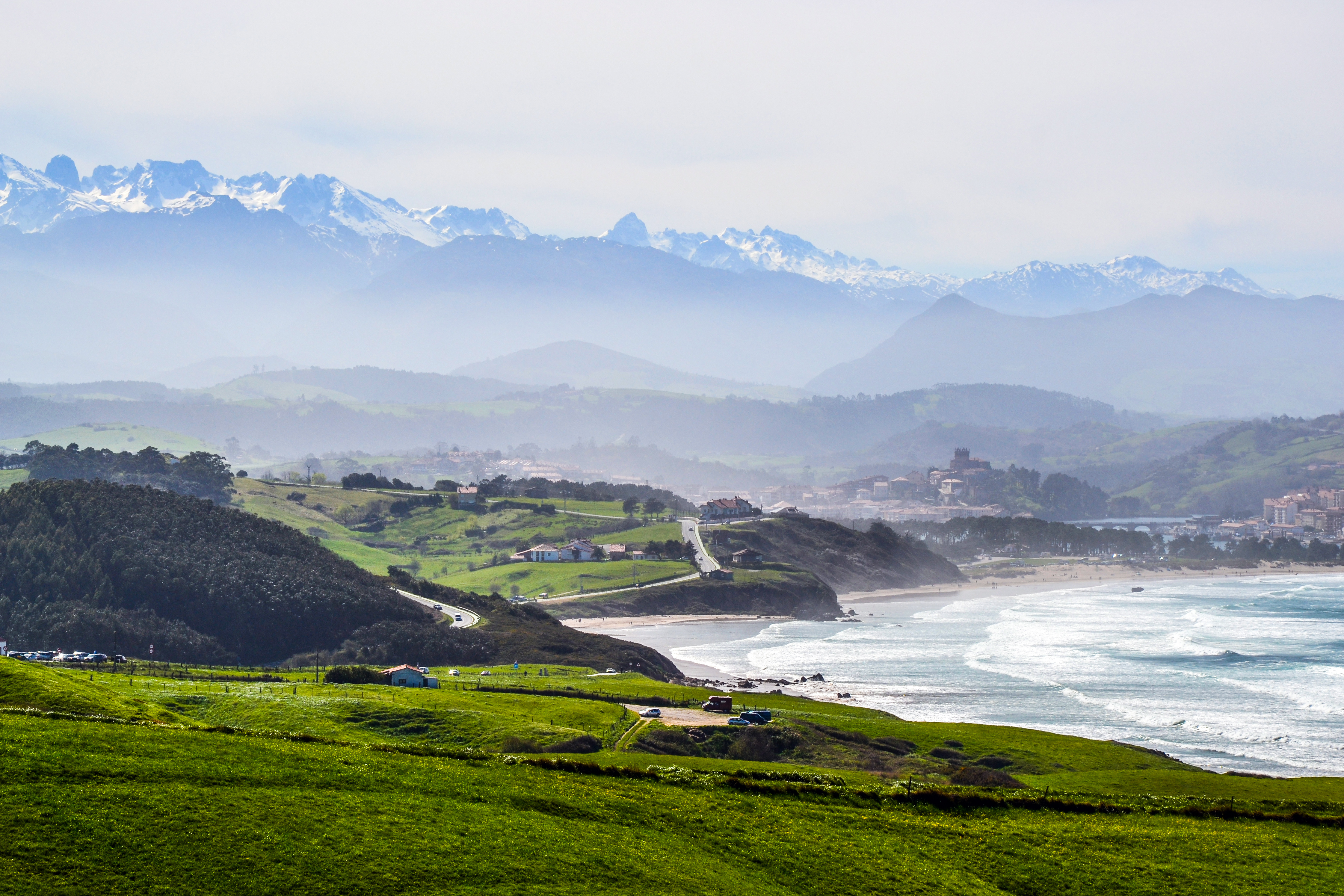 Oyambre beach, in Oyambre Natural Park, Cantabria