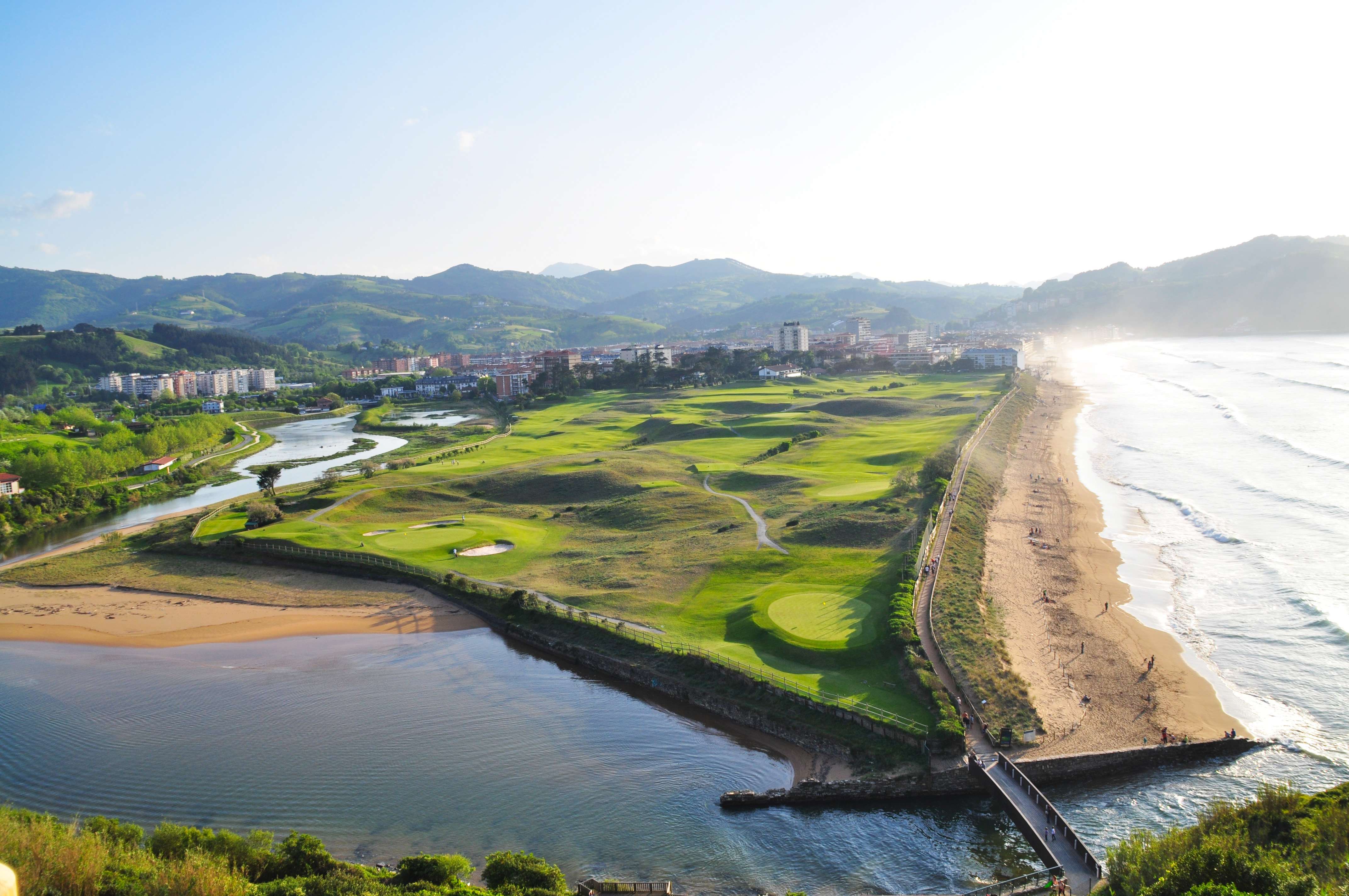 Zarautz beach, near San Sebastian