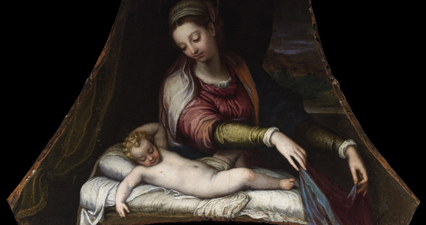 La Virgen adorando al Niño dormido (1605-1610), de Lavinia Fontana