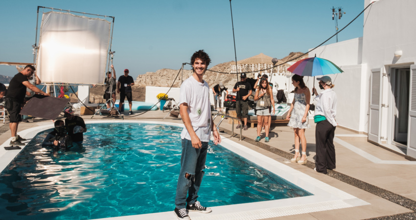 Álvaro Mel shooting "A perfect story"