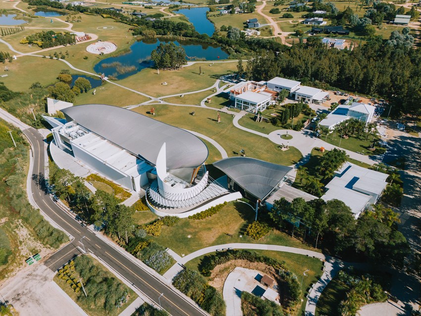 Vista aérea del Museo Atchugarry