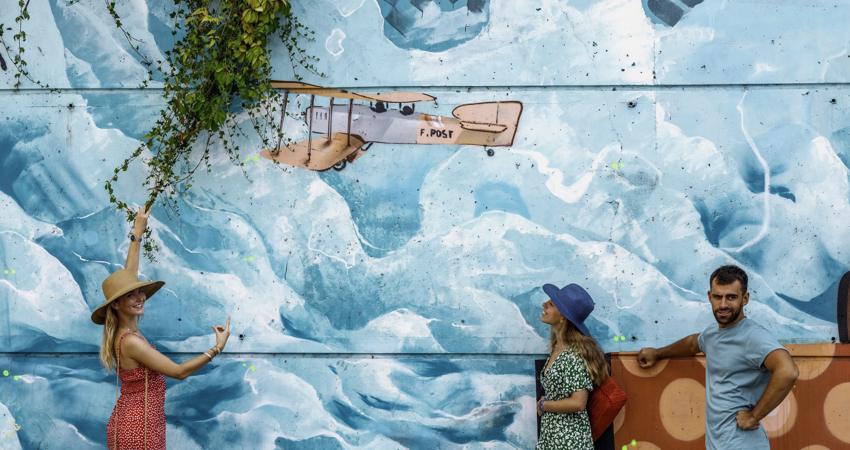 Un mural en la ciudad / foto: © Arnaud Späni
