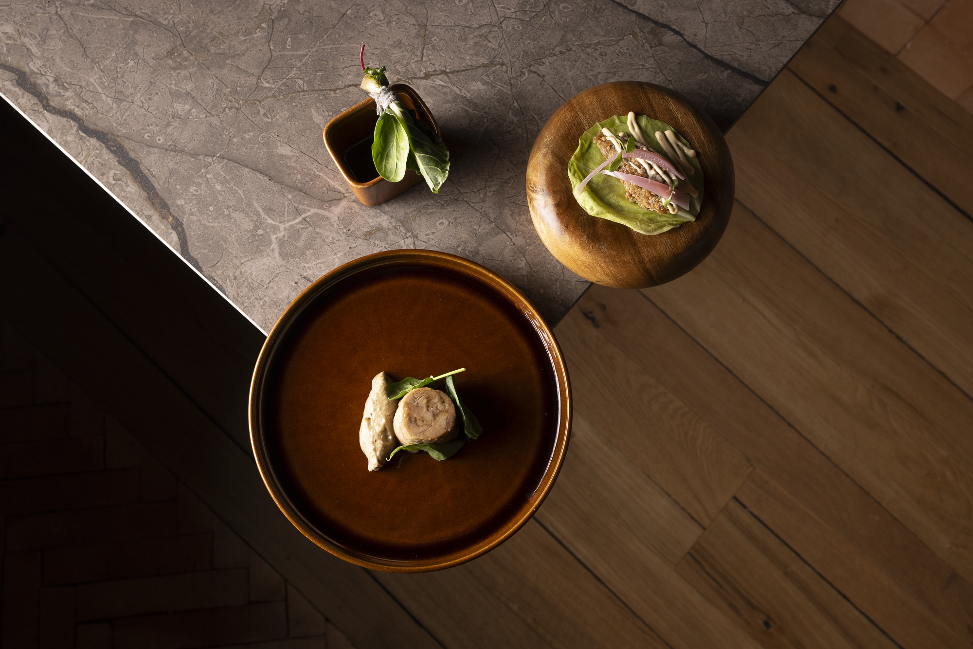  The presentation of some of Desborre's recipes.