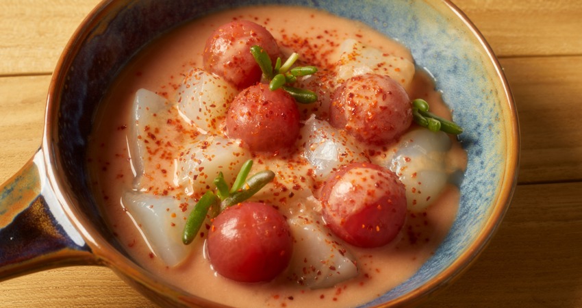 Cazuelita with one of the fresh recipes of Mar Sea Club