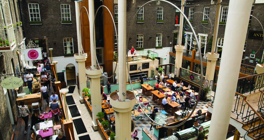 Powerscourt Centre's interiors.