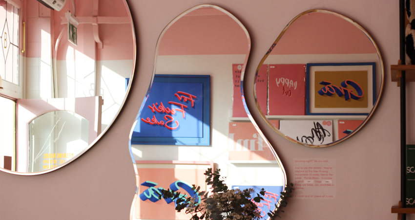 A very special wall inside April and the Bear