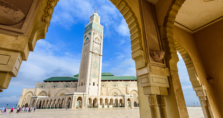 Vista de la Mezquita de Hassan II, para cerrar el artículo