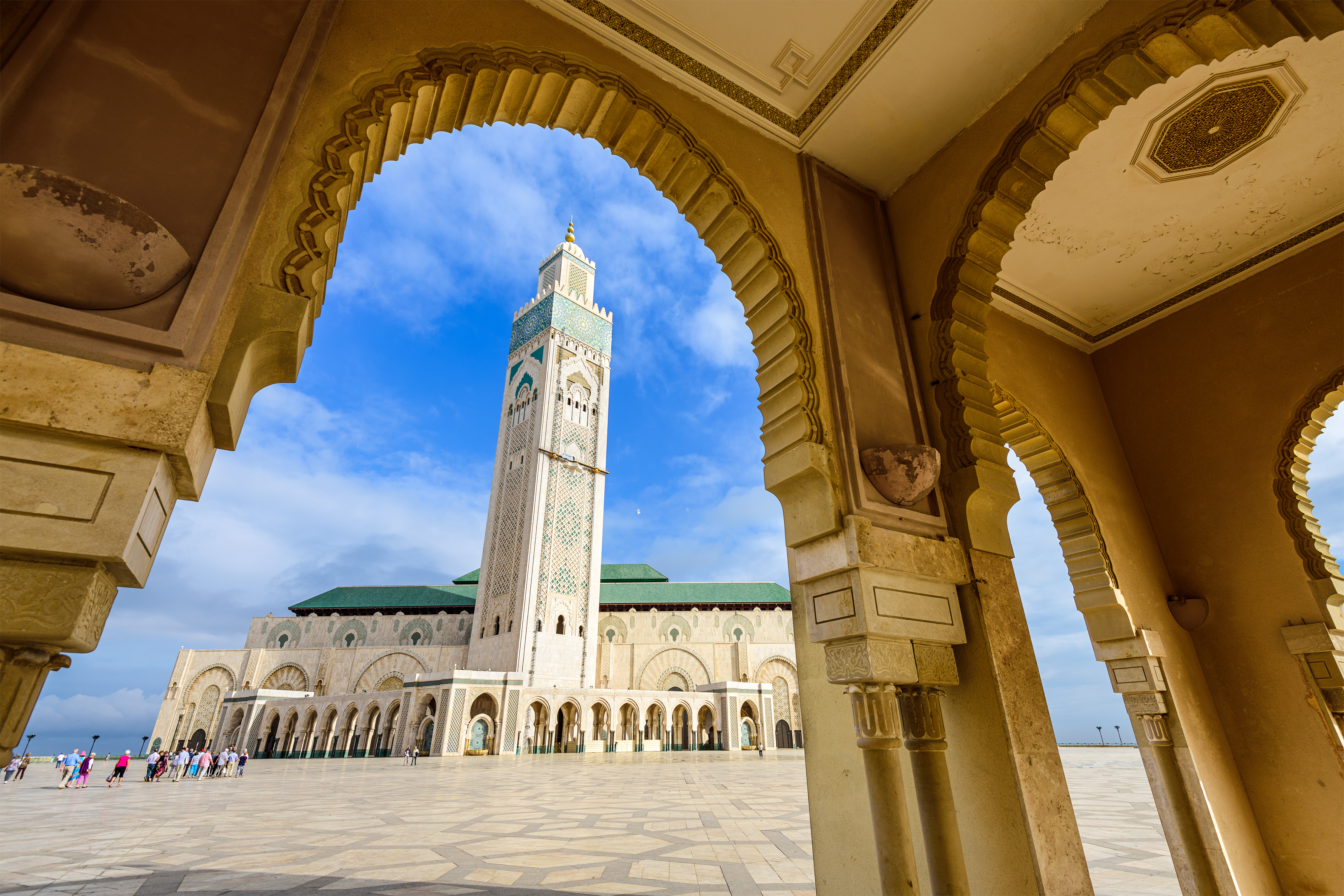 View of the Hassan II Mosque, to close the article