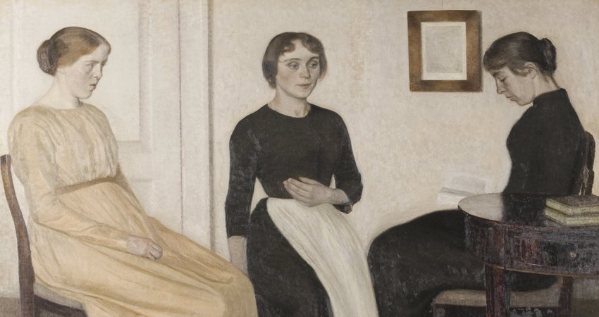 Tres mujeres jóvenes, 1895 © Ribe Art Museum