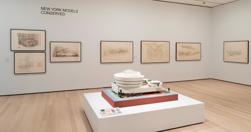 To mark the 150th anniversary of the birth of Frank Lloyd Wright, the museum is presenting a tribute to the famous architect until 1 October