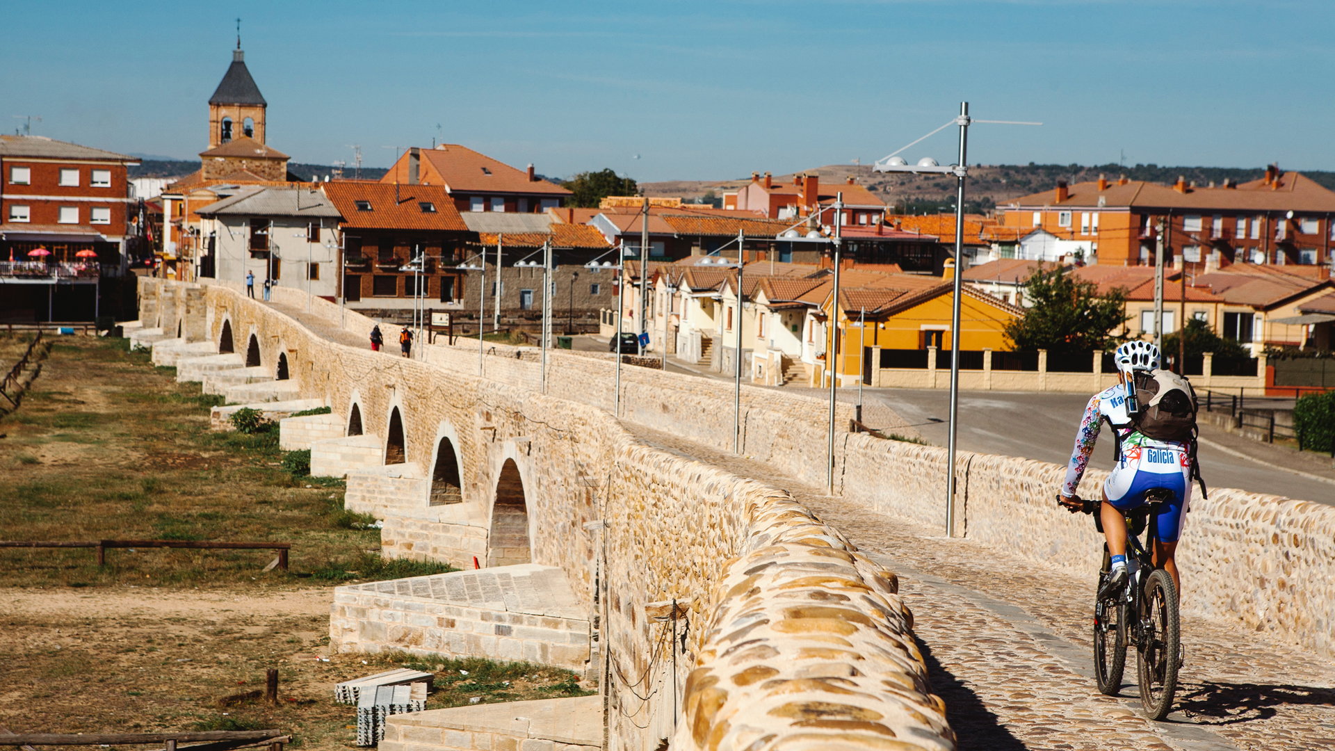 The pilgrims’ route of Camino de Santiago is perfect for bike rides