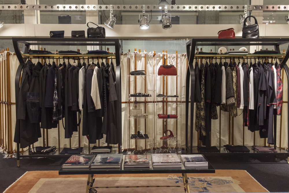 Somewhere between a retro clothing store and design gallery