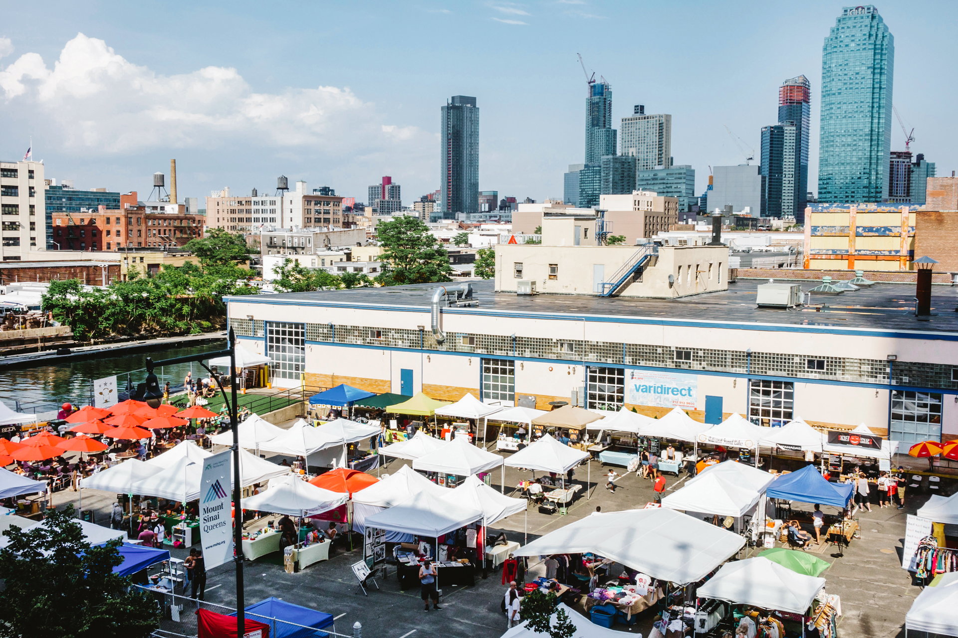 El mercadillo de Long Island City es famoso por su street food