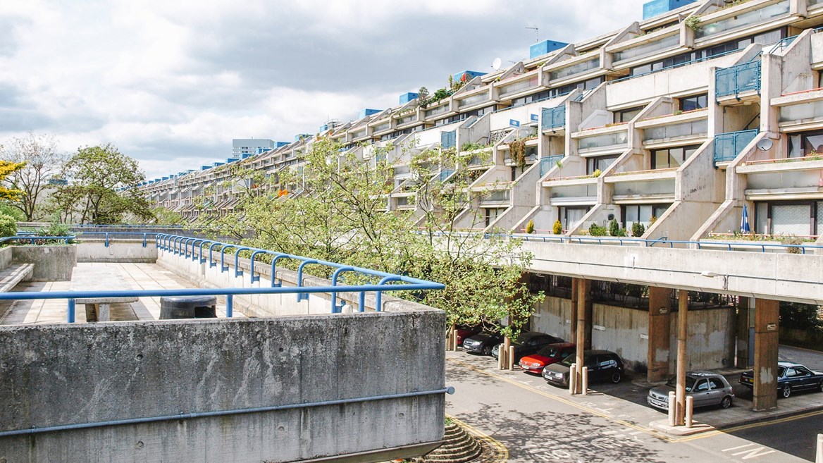La urbanización Alexandra Road Estate se encuentra en el barrio South Hampstead de Londres