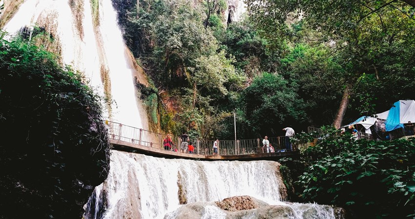 Una cascada en el Parque Nacional de Ordesa y Monte Perdido