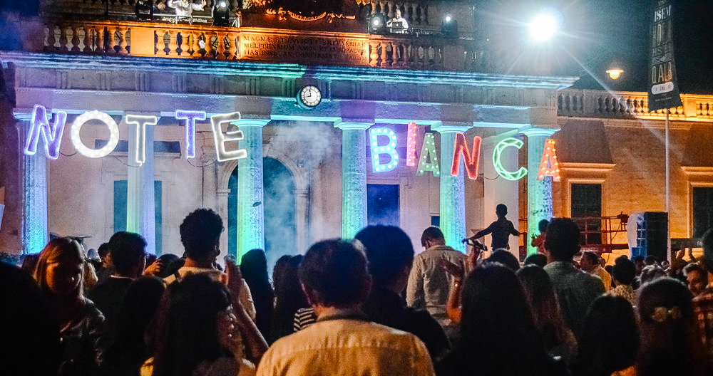 Inspired by being chosen as a 2018 European Capital of Culture, Malta’s capital, La Valetta, is holding its own Notte Bianca.