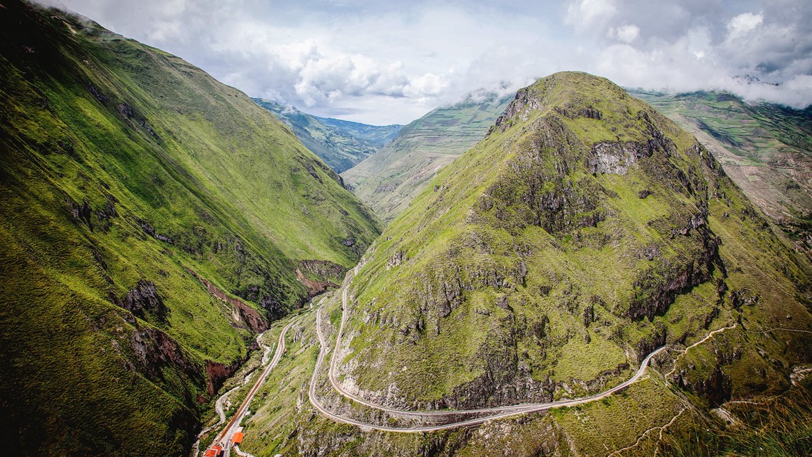 The Devil’s Nose brings the train to 2,000 metres above sea level