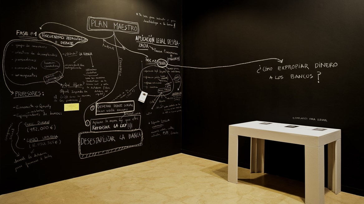 Girona-born Núria Güell’s intriguing projects include how to rob banks