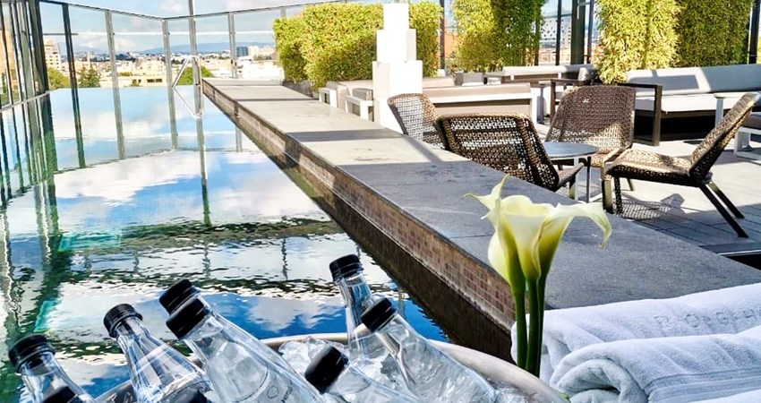 The only rooftop bar in Bogota with a pool