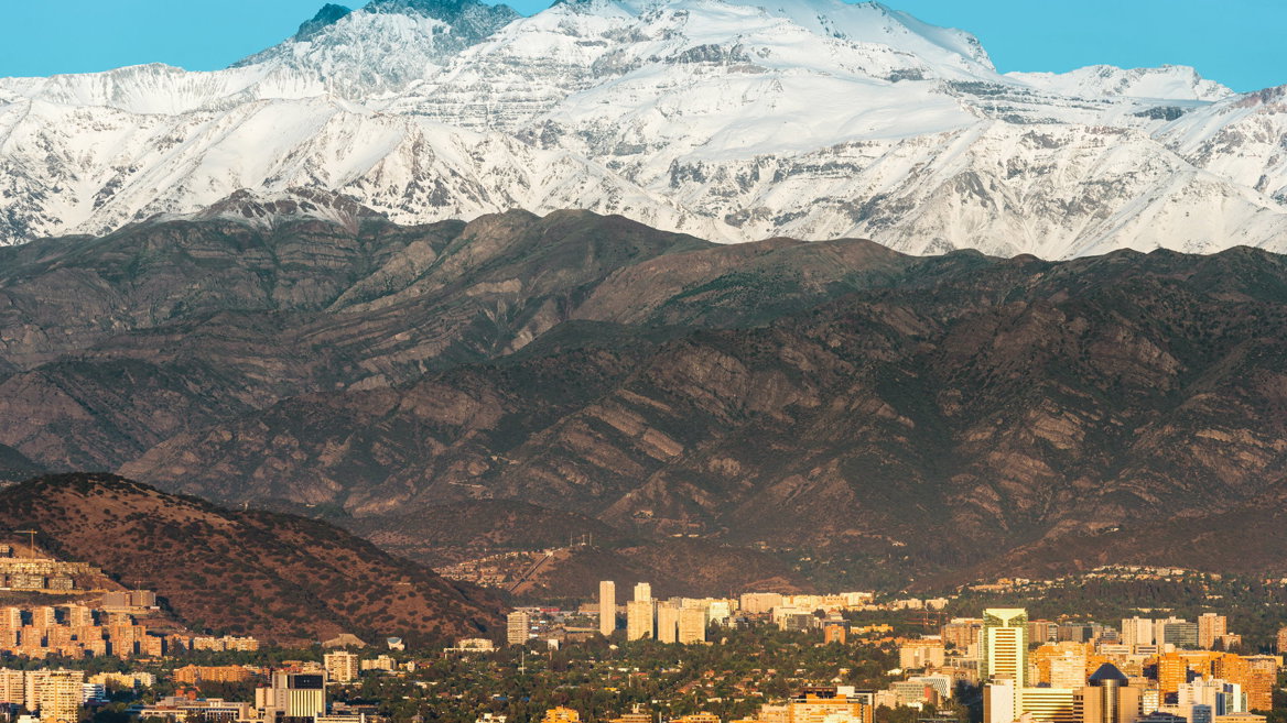 Cerro El Plomo in Chile boasts exceptional views of the Andes
